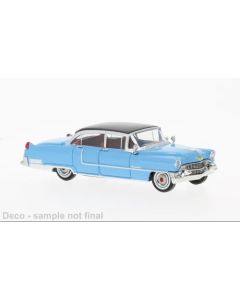 Cadillac Fleetwood, blau/schwarz, 1955