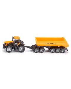 JCB Traktor m. Dolly und Kippmulde
