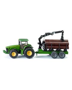 Traktor mit Forstanhänger