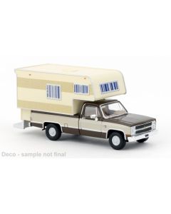 Chevrolet C 20 Camper, braun/hellbeige, 1982