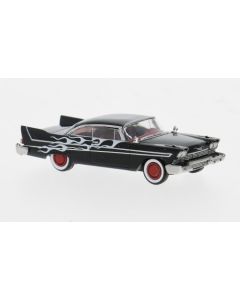 Plymouth Fury, schwarz, 1958, Flames