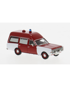 Opel Rekord C KTW, rot/weiss, 1968, Feuerwehr