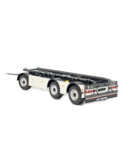 GS Meppel hooklift container trailer Scania white