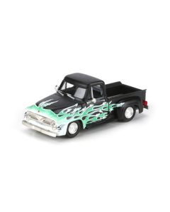 Ford Pickup F-100 1955 Black/Flamme