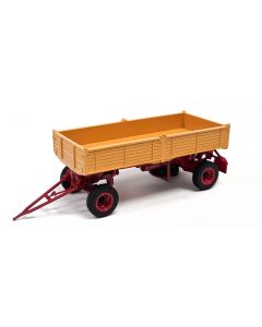 Deichselanhänger mit Kippmulde, orange