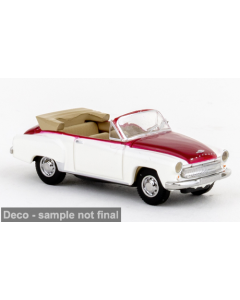 Wartburg 311 Cabriolet, weiss/dunkelrot, 1959