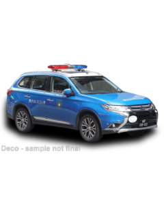 Mitsubishi Outlander, RHD, Macau Police, 2017