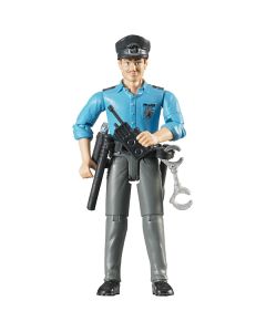 Polizei mit hellem Hauttyp und Zubehör, 10.7 cm