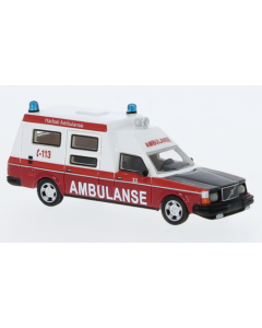 Volvo 265 Ambulance Norway, weiss/rot, 1985