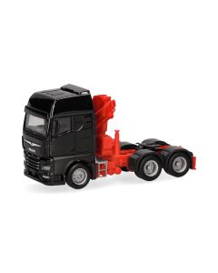 MAN TGX GX mit Ladekran 6x4, schwarz