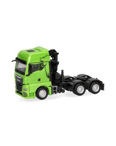 MAN TGX GX 6x4 mit Ladekran, grün