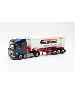 DAF XG+ Drucksilo-Sattelzug "Greiwing"