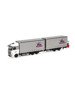 MB Actros Jumbo-Hängerzug mit Stapler "Wilkening" 