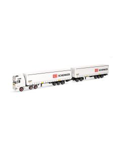 Scania CR 20 HD mit zweitem Auflieger  "DB Schenker"