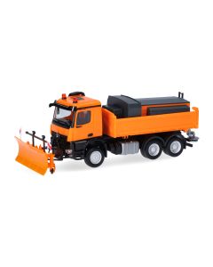 MB Arocs 18 M Kipper mit Streufaufbau und Schneepflug