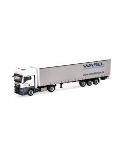 MAN TGX GX Gardinenplanen-Sattelzug "Wasel"