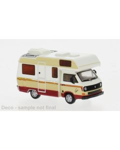VW T3 Camper, weiss/hellbeige, 1983