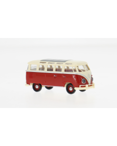 VW T1b Samba, hellbeige/rot