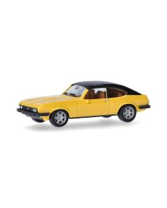 Ford Capri II mit Vinyldach, daytonagelb