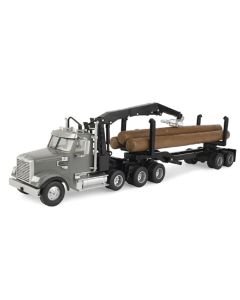 Freightliner Logging Truck with Three Logs