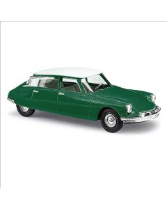 Citroën DS19 zweifarbig, Dunkelgrün/Weiß