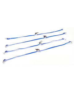 Spannset, blau, 4x