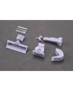 Anbaugeräte für Herpa Liebherr Bagger Set Nr. I, 4x 