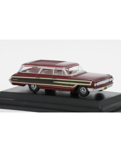 Ford Country Station Wagon, dunkelrot/Holzoptik, 1964