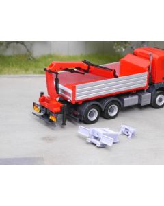 Heck Anbaurahmen für Ladekran passend für Herpa 4x4/6x6, 2x, Bausatz