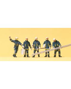 Figuren, Feuerwehrmänner in moderner Einsatzkleidung