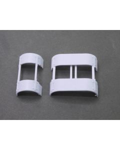 Runde Riffelblechkotflügel für Herpa 8x8 Chassis 
