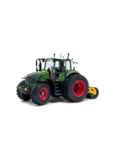 Fendt 620 Vario mit Zwillingsbereifung und Holaras Stego Agromais