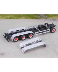2x runde 3er Riffelblech Kotflügel für LKW 