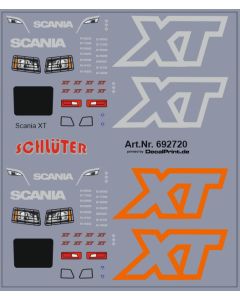 Truckdekor für Scania XT (5,5 x 6,5 cm) 