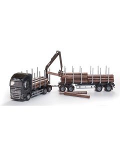 Volvo Holzhängerzug schwarz