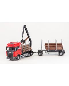 Scania S Next Gen Griffin – Holztransporter – rot