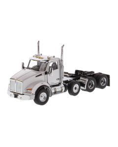 Kenworth T880 SBFA Day Cab Pusher in Metallic White