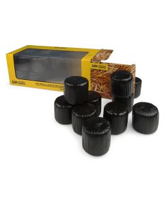 Silageballen schwarz rund d= 4cm h=4.2cm 20x
