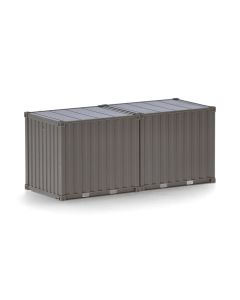 10ft Container "Heer", 2x, braungrau (unbedruckt)