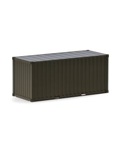 20ft Container "Heer", 2x, braungrau (unbedruckt)