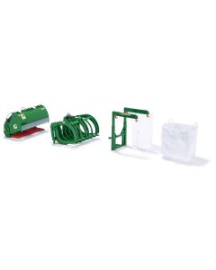 Frontlader Werkzeuge - Set B John Deere grün