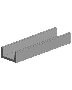 Rinne 35cm, opak P-Styren 2.0mm, 4x