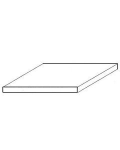 Platte weiss, 15x30cm Dicke 0.40mm, 3x