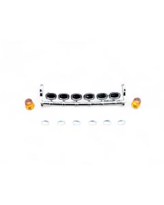 Dachlampenbügel mit 6 Lampen oval + 2 Drehlichter