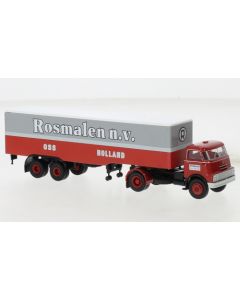 DAF DO 2000 Koffer-SZ, Rosmalen, grau/rot, 1957