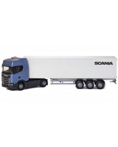 Scania CS410 Kofferauflieger blau