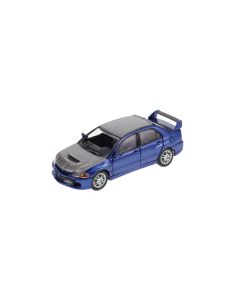 Mitsubishi Lancer Evo 9 carbon / blau