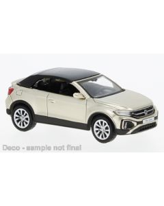 VW T-Roc Cabriolet geschlossen, metallic-beige, 2022