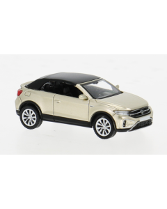 VW T-Roc Cabriolet geschlossen, metallic-beige, 2022