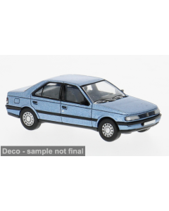 Peugeot 405, hellblau, 1987